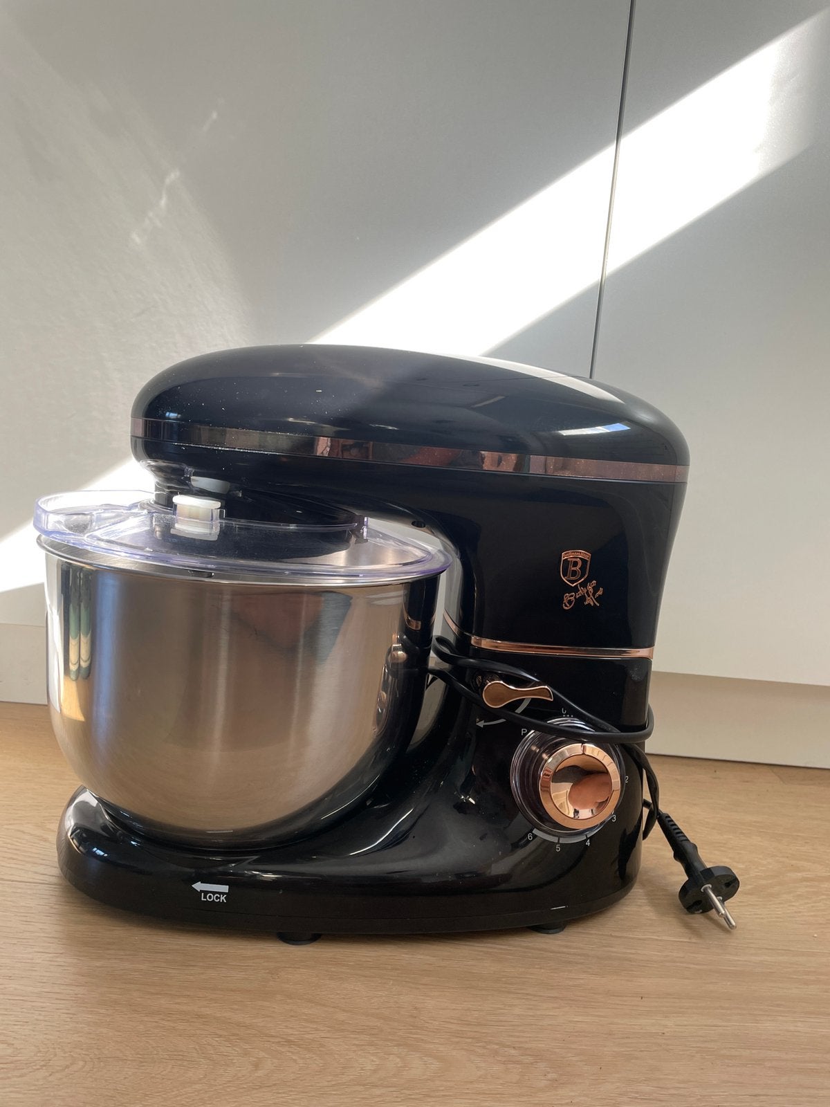Berlinger Haus keukenmachine Black Rose – zo goed als nieuw, 4 liter of meer, Ophalen, Zo goed als nieuw, 3 snelheden of meer