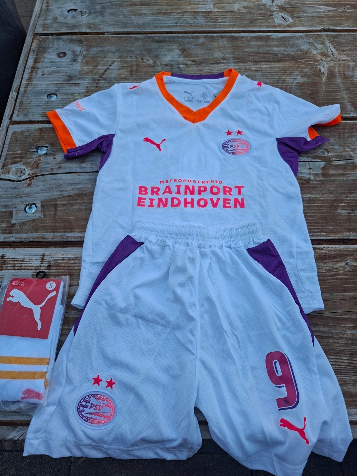 PSV Thuistenue 2026/2027 De Jong #9 - Nieuw met kaartjes, Ophalen of Verzenden, Nieuw, Puma, Jongen of Meisje