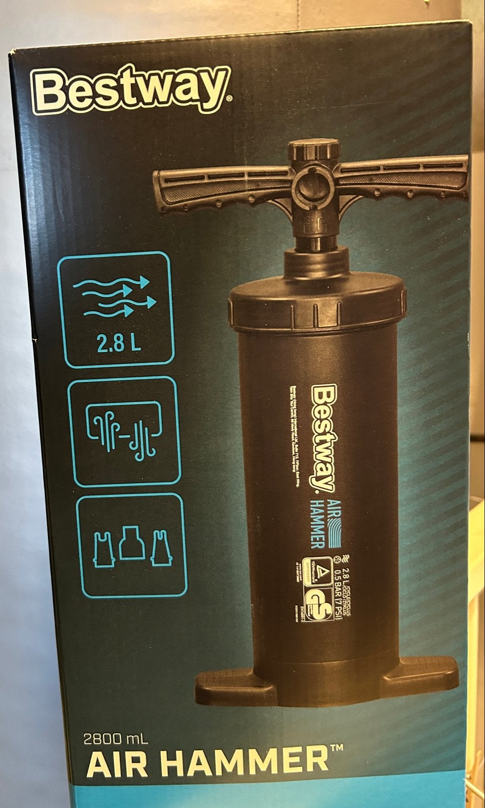 Bestway Air Hammer - Luchtpomp voor opblaasartikelen, Verzenden, Nieuw
