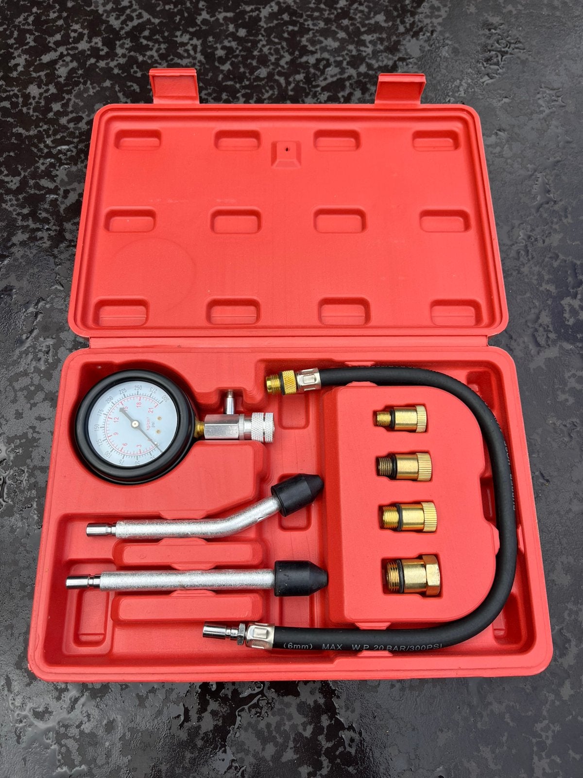 Motor compressiemeter, Ophalen of Verzenden, Zo goed als nieuw
