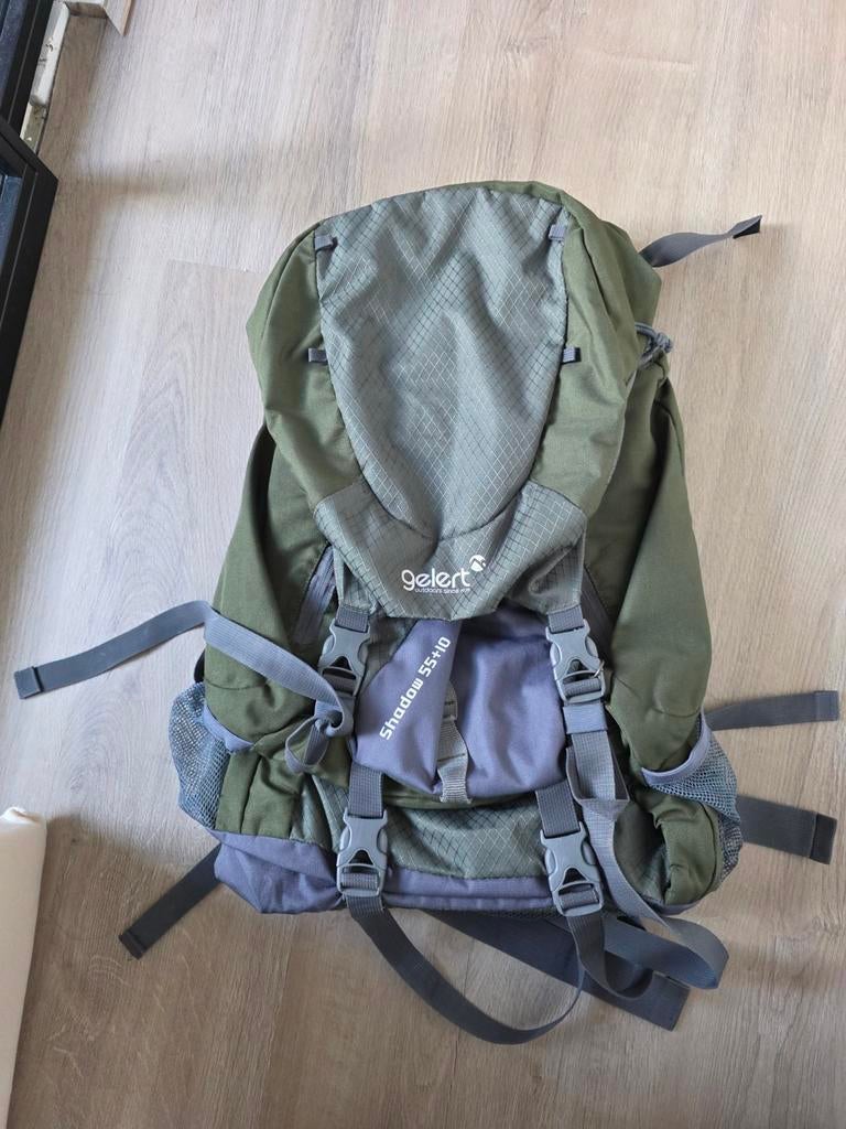 Gelert Shadow 55+10 liter backpack - Ideaal voor trekking, Overige merken, 40 cm of meer, Gebruikt, Ophalen of Verzenden