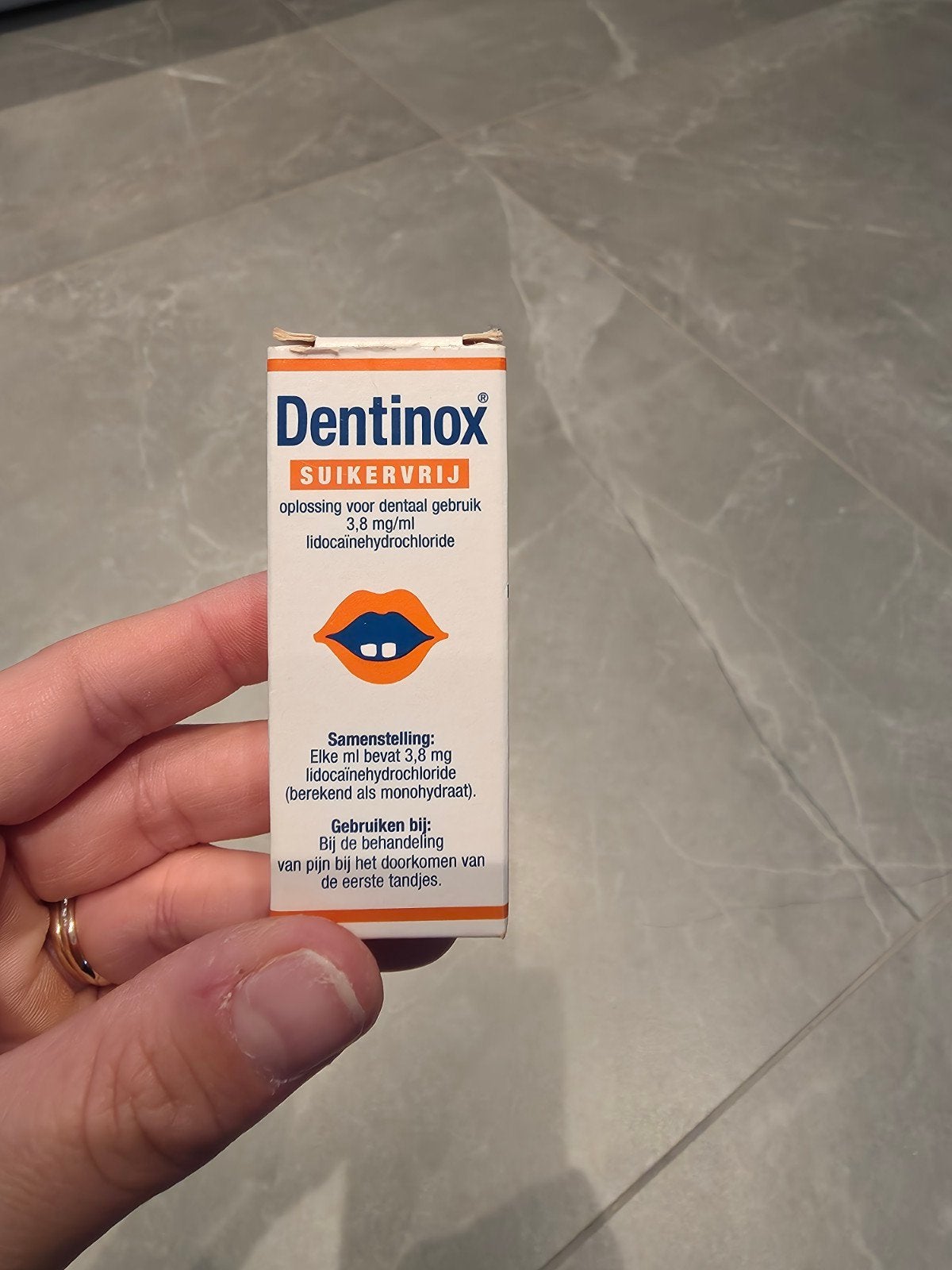 Dentinox Suikervrij - 3/4 vol, houdbaar tot 2025, Ophalen of Verzenden, Gebruikt