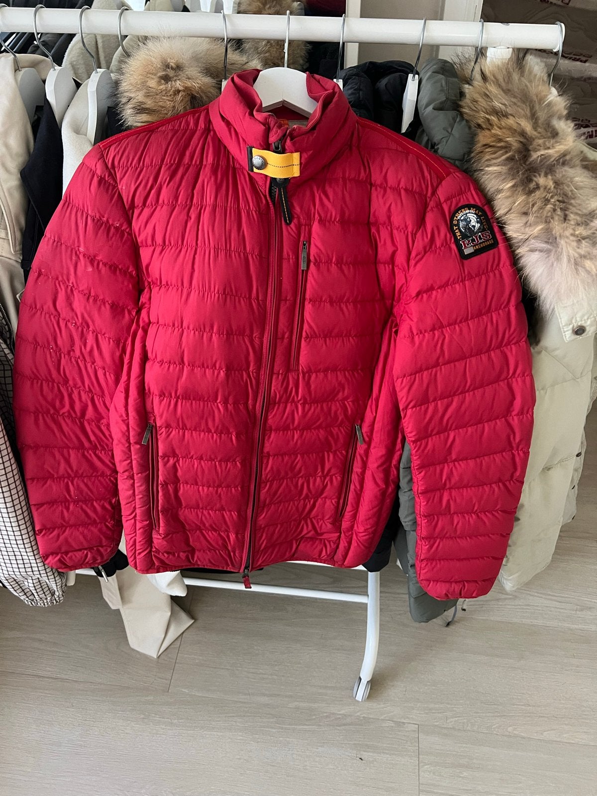 Parajumpers Super Lightweight Jas - Rood - Maat XS, Ophalen of Verzenden, Zo goed als nieuw, Maat 46 (S) of kleiner, Rood