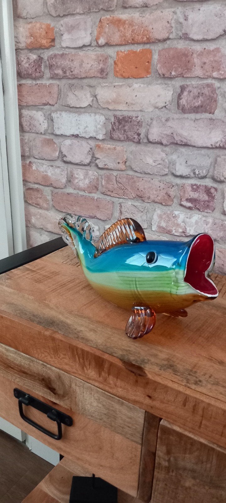 Murano Glas:Grote 35cm Vis Beeld♥️SALE VERKOOP♥️, Ophalen of Verzenden, Nieuw, Dier