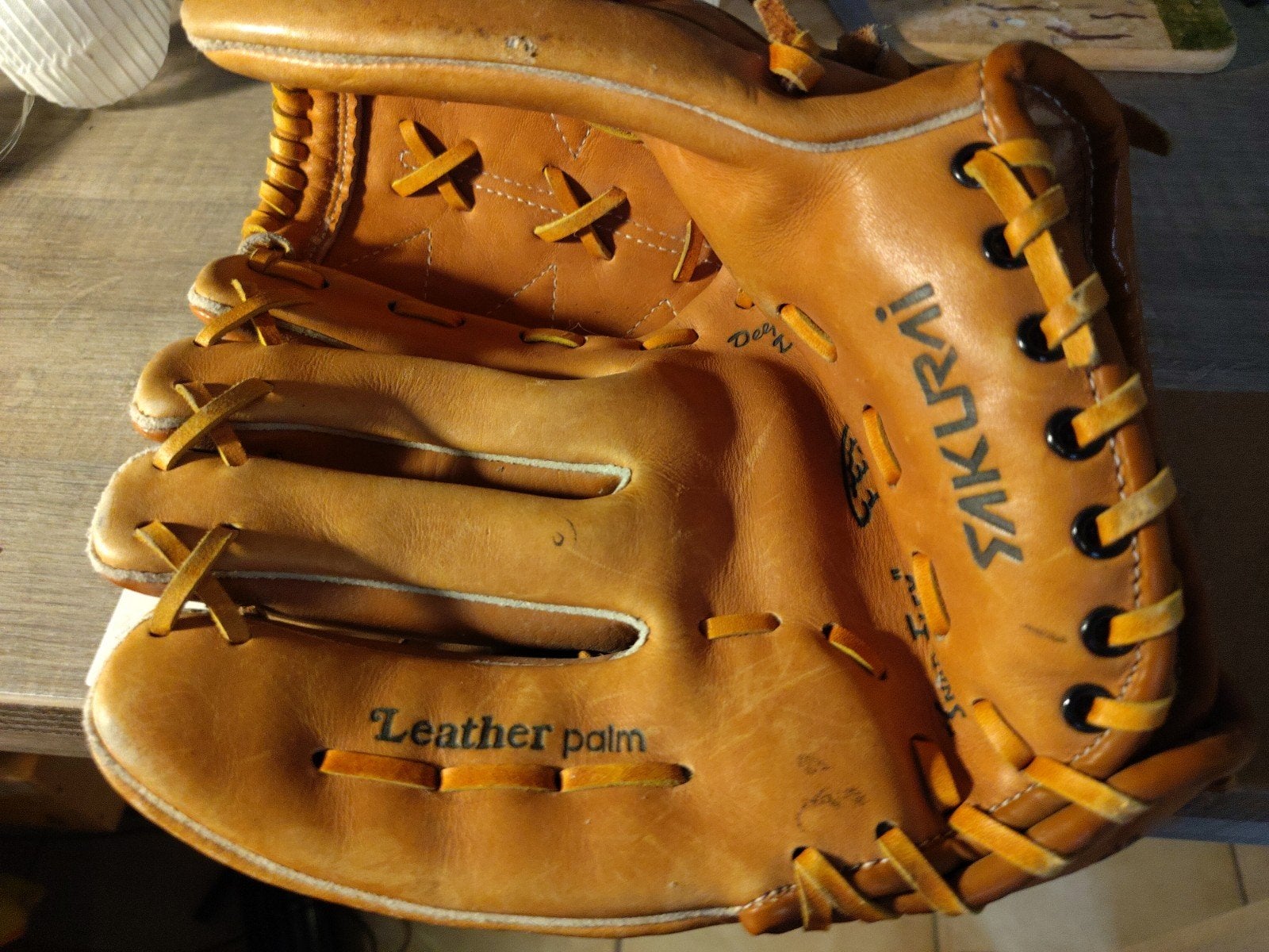 Honkbal handschoen zeer nette staat, Ophalen of Verzenden, Zo goed als nieuw, Honkbal, Handschoen
