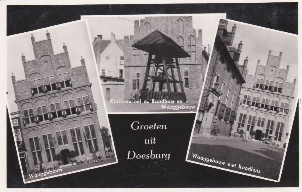 18557 Groeten uit Doesburg gelderland, Verzenden, 1940 tot 1960, Ongelopen, Gelderland