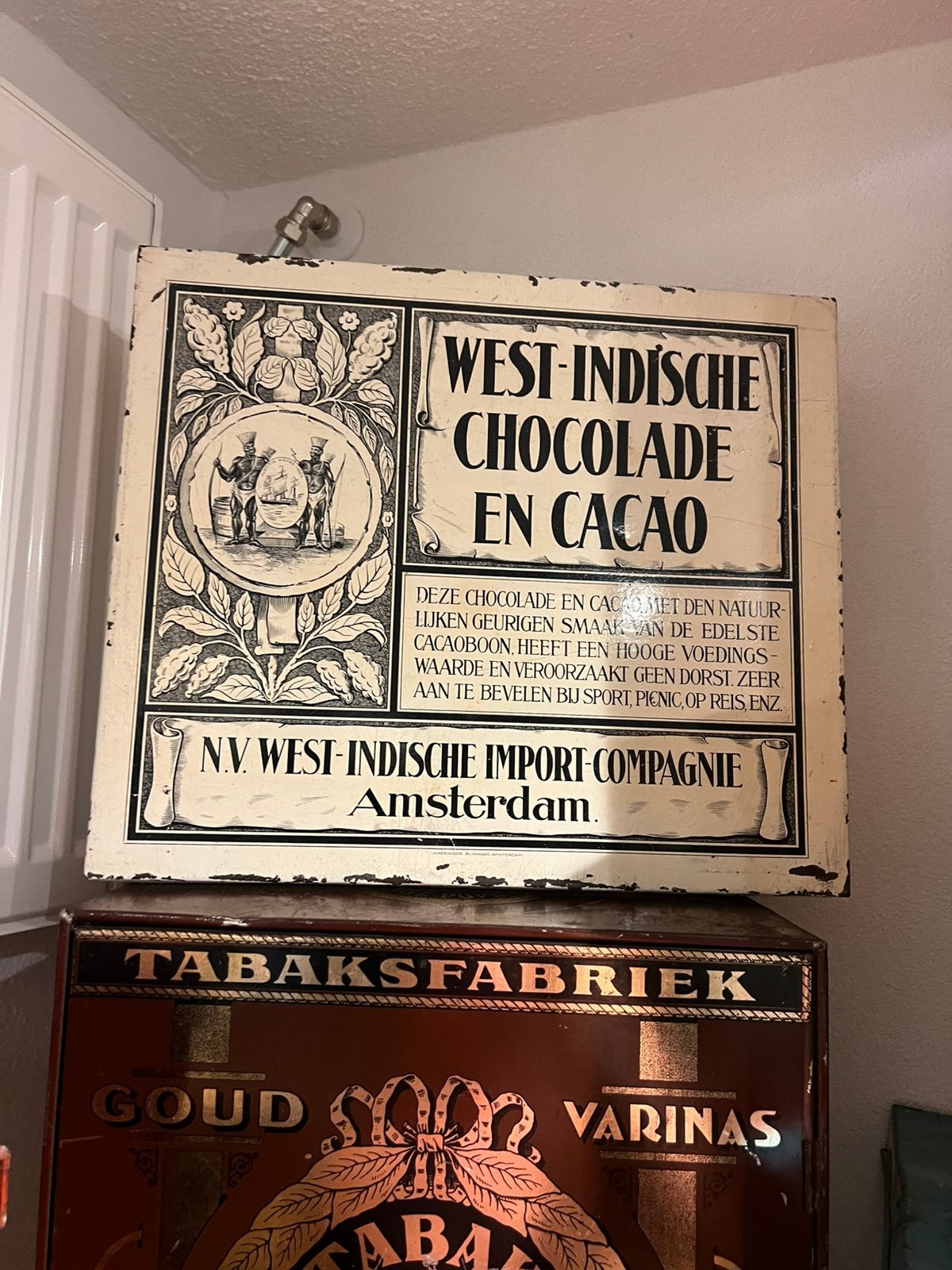 Winkelblik West-Indische chocolade en cacao Amsterdam, Ophalen of Verzenden, Zo goed als nieuw, Overige