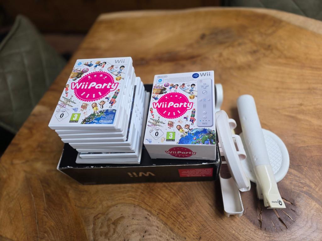 Nintendo Wii Complete Set + Accessoires & 8 Games, Spelcomputers en Games, Games | Nintendo Wii, Ophalen, Gebruikt, Overige genres