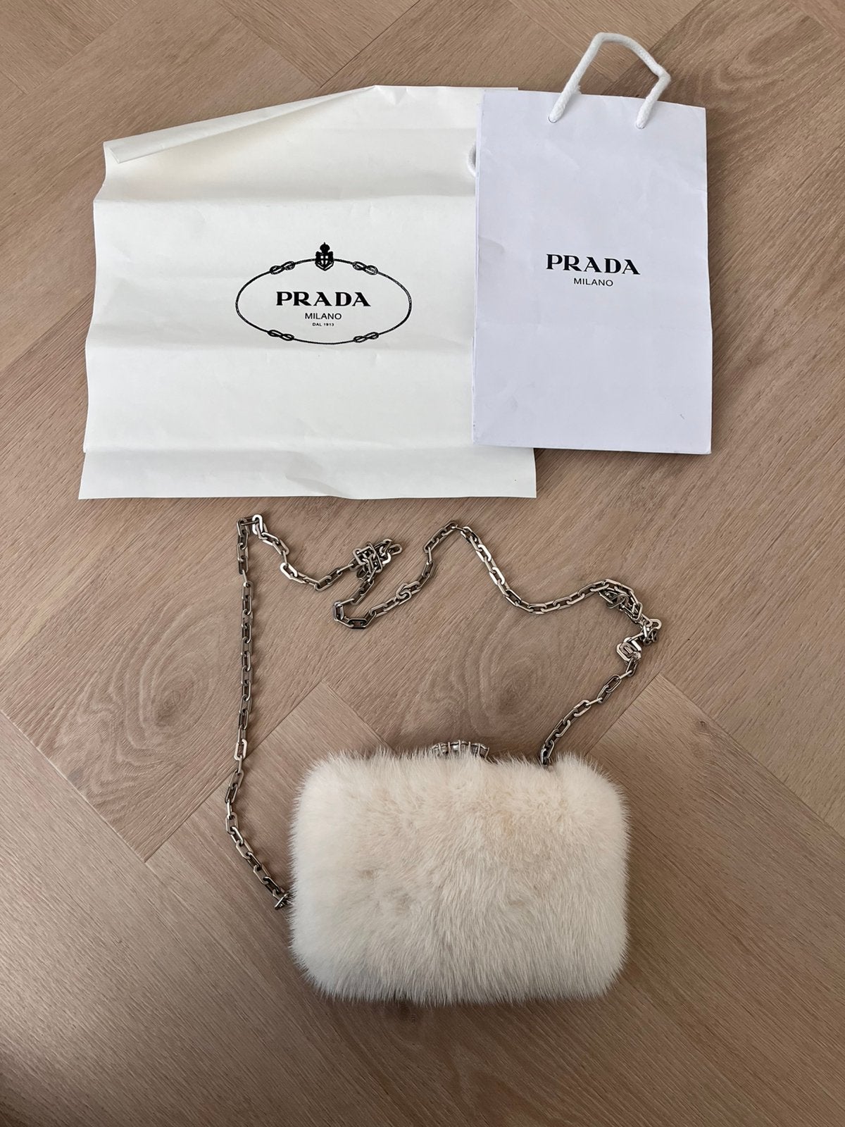 Prada tas origineel!, Ophalen of Verzenden, Nieuw, Wit