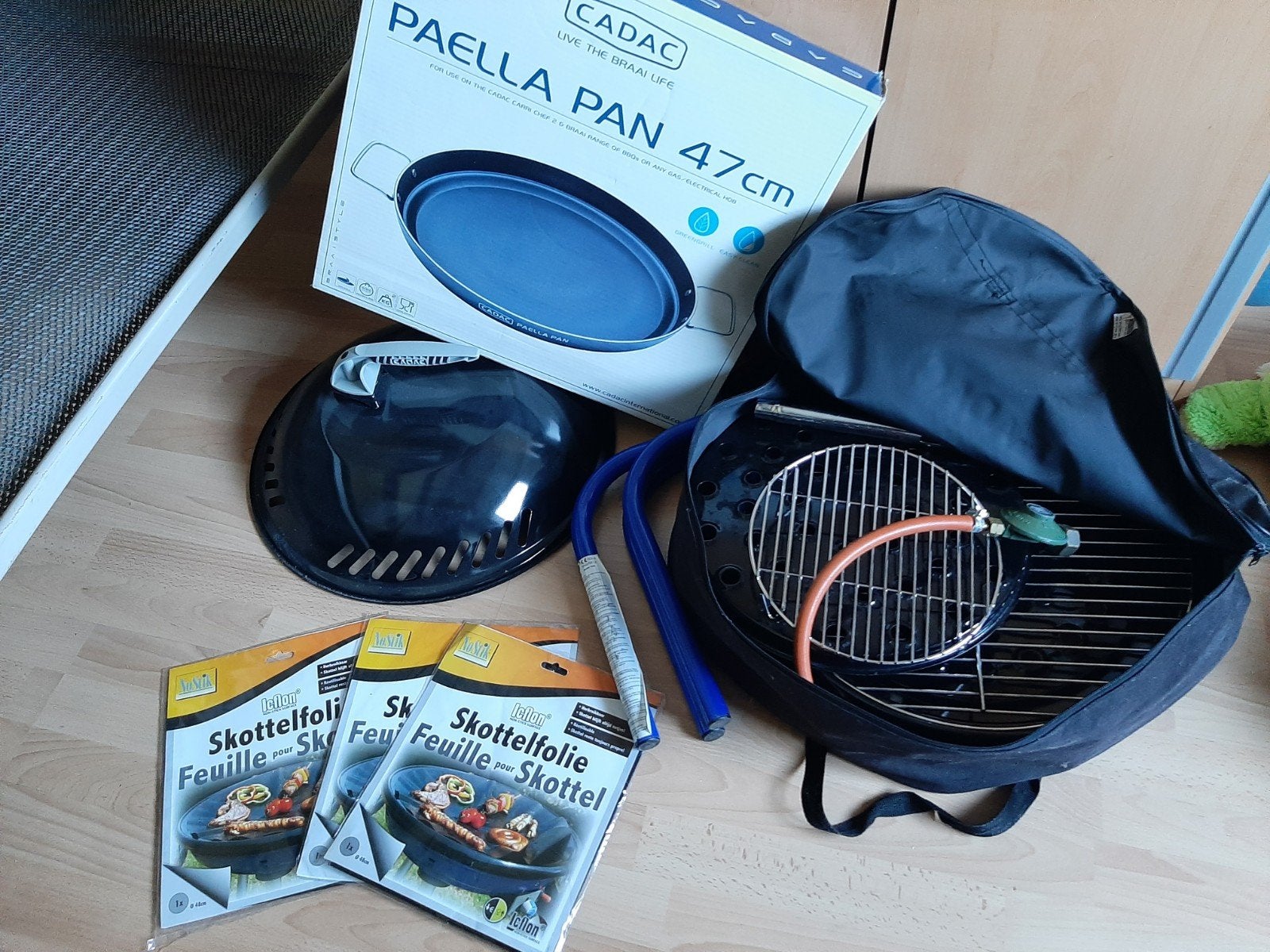 Skottelbraai, Ophalen, Gebruikt, Cadak