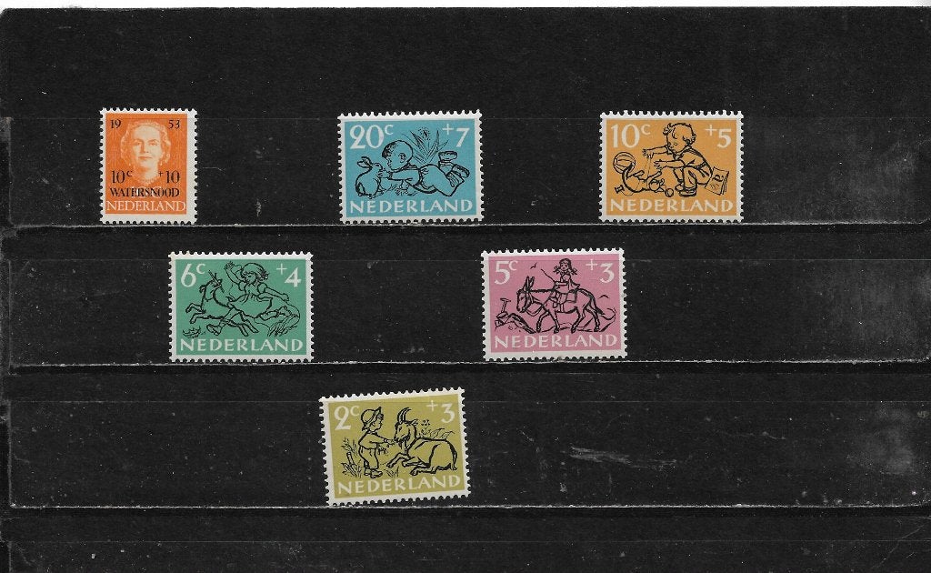 Koopje  Nederland  michel nr  601 t/m 606  Postfris, Postzegels en Munten, Postzegels | Nederland, Ophalen of Verzenden, Na 1940