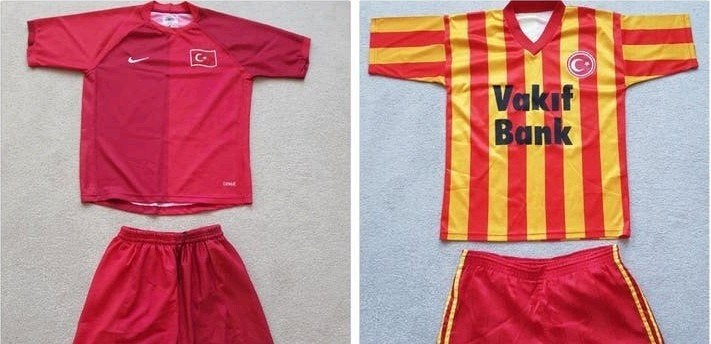 Voetbal uniform turkije uniformen sportkleding sport kleding, Maat S, Verzenden, Set