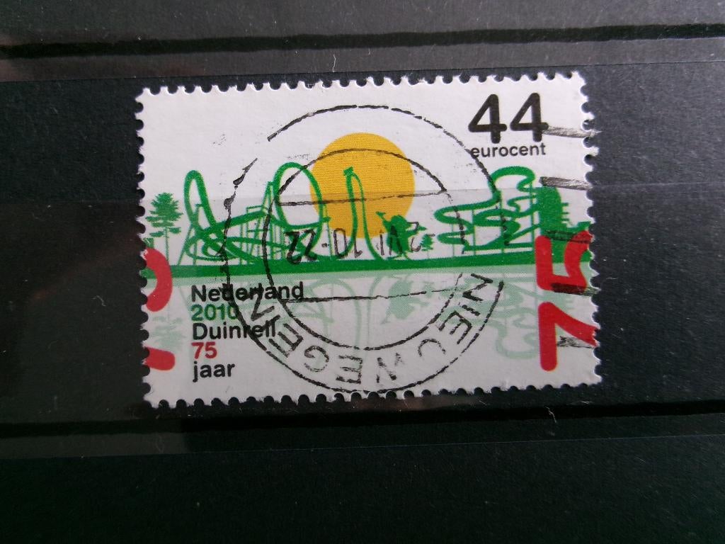 2010 - duinrell (845b), Postzegels en Munten, Verzenden, Gestempeld