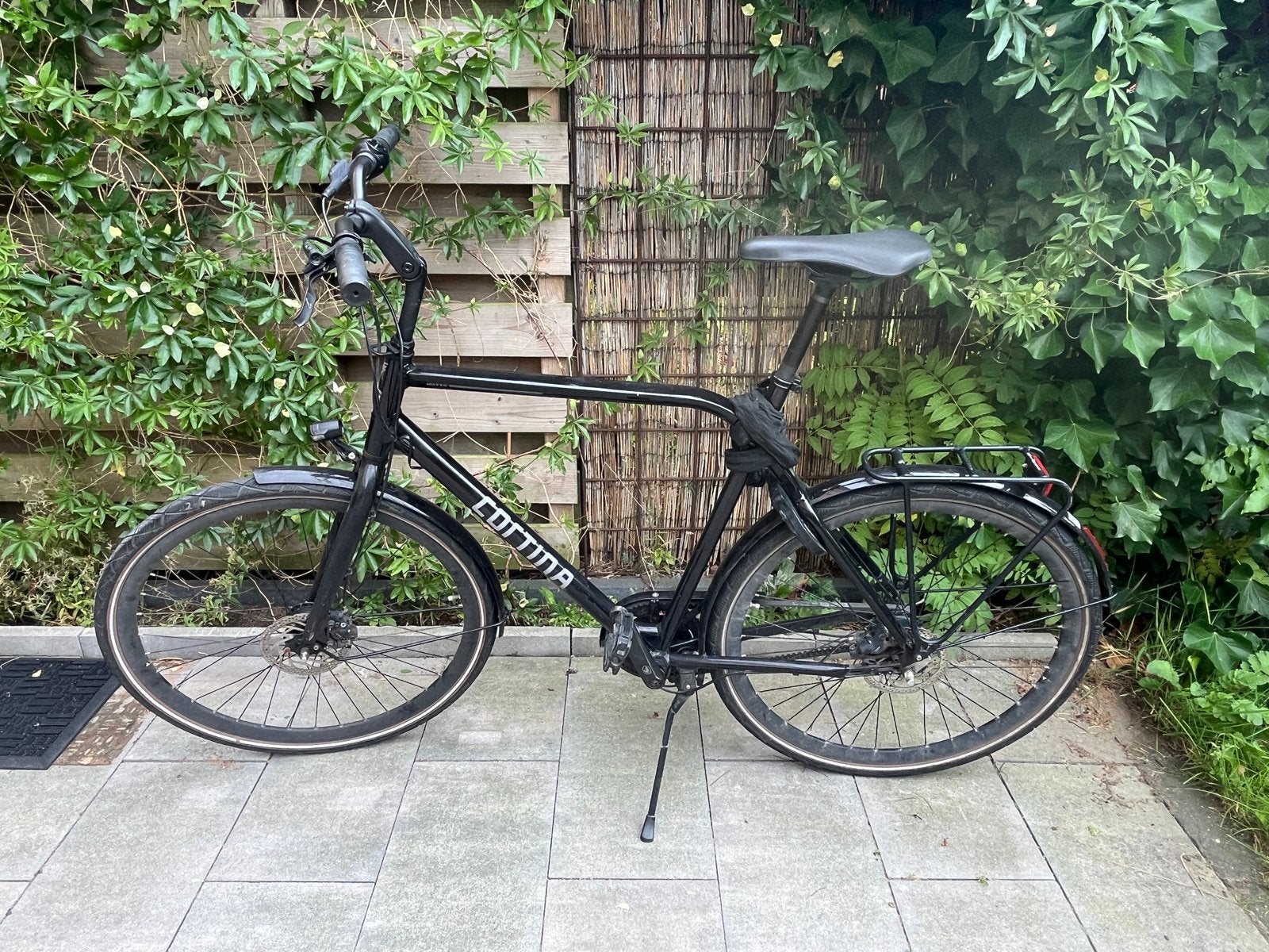 Herenfiets Cortina Mozzo met riemaandrijving, frame 60, Gebruikt, Versnellingen, 57 tot 61 cm, Schijfrem