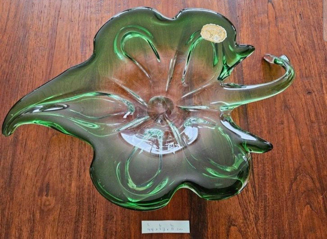 Glazen fruitschaal, Ophalen