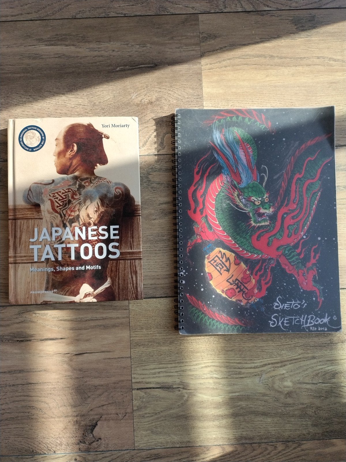Boek & Schetsboek: Traditionele Japanse Tattoo Kunst, Yori Moriaty, Europa overig, Ophalen of Verzenden, Zo goed als nieuw