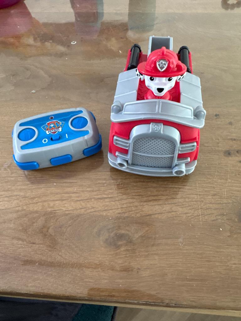 Paw Patrol Marshall RC Brandweerauto, Ophalen of Verzenden, Zo goed als nieuw