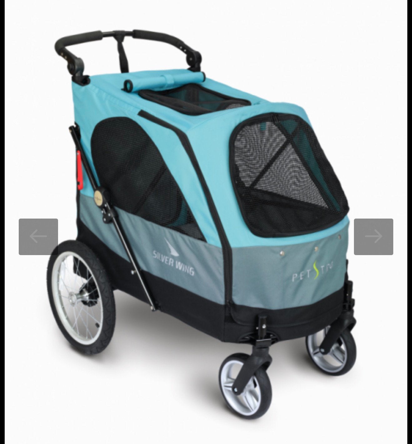 New Petstro losse hoes for Skyline bruin/grijs - Large, Verzenden, Nieuw, Hondenbuggy