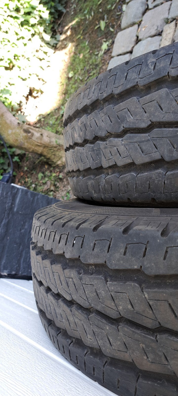 2x Vredestein Vanco Camper banden 225/75 R16, Ophalen, Bestelwagen, 16 inch, Band(en)