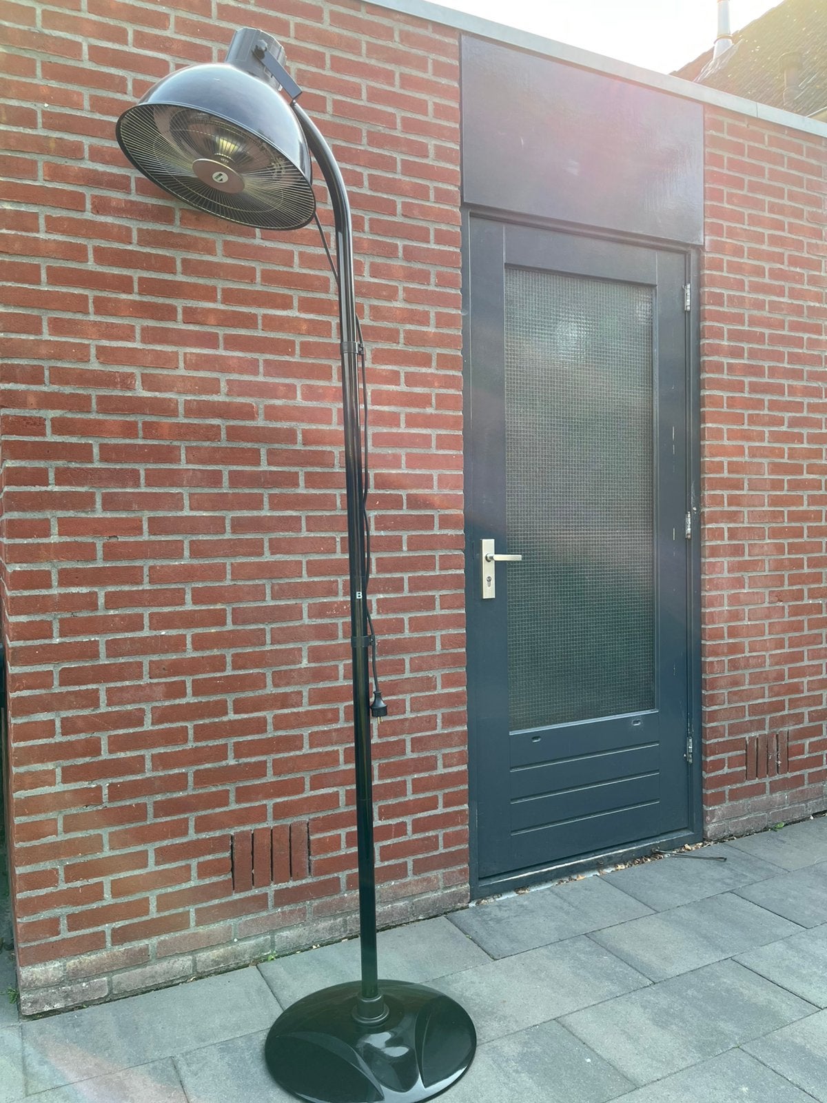 Mooie terrasverwarmer., Tuin en Terras, Ophalen, Zo goed als nieuw, Elektrisch, Vloer