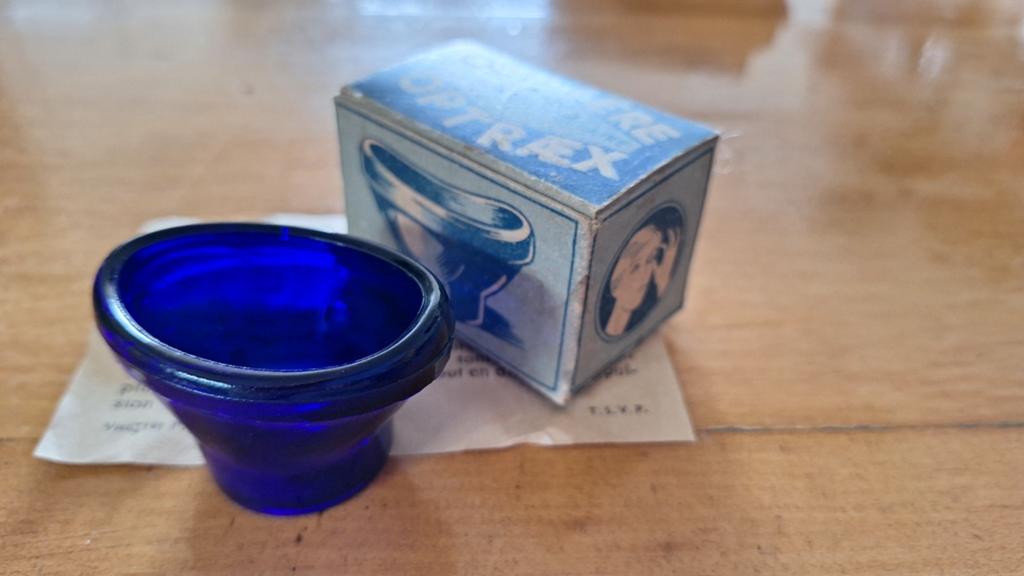 Vintage Optraex Oogbadje met Originele Doos, Antiek en Kunst, Ophalen of Verzenden