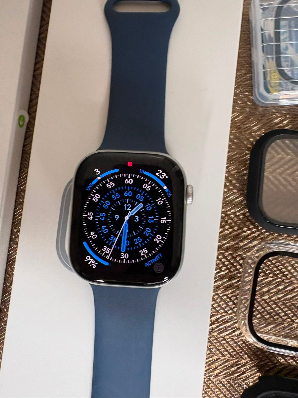Apple watch 10 46mm, Sieraden, Tassen en Uiterlijk, Smartwatches, Ophalen, IOS, Zo goed als nieuw, Waterdicht