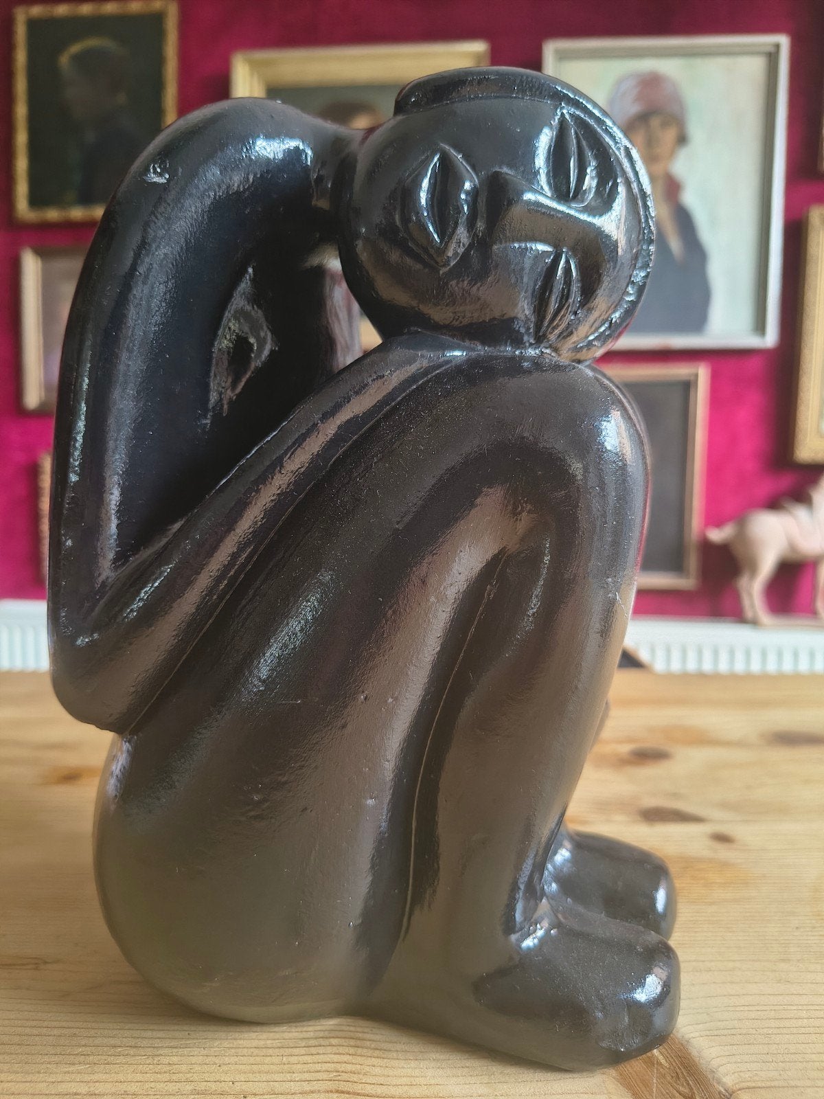 Corneille – expressief sculpturaal object / boekensteun – 25, Antiek en Kunst, Antiek | Keramiek en Aardewerk, Ophalen of Verzenden