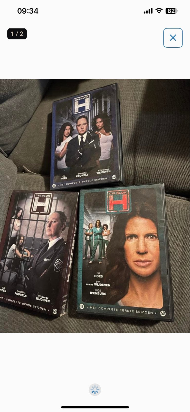 Celblok H - Complete Seizoenen 1, 2 en 3 DVD Boxset, Seizoen 1, Nederlands, Drama, Nieuw in verpakking