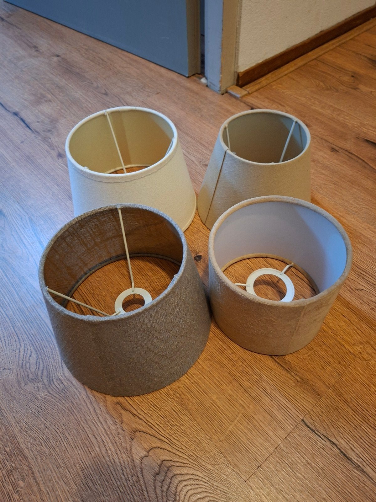lampen kapjes, Huis en Inrichting, Ophalen, Beige, Rond, Zo goed als nieuw