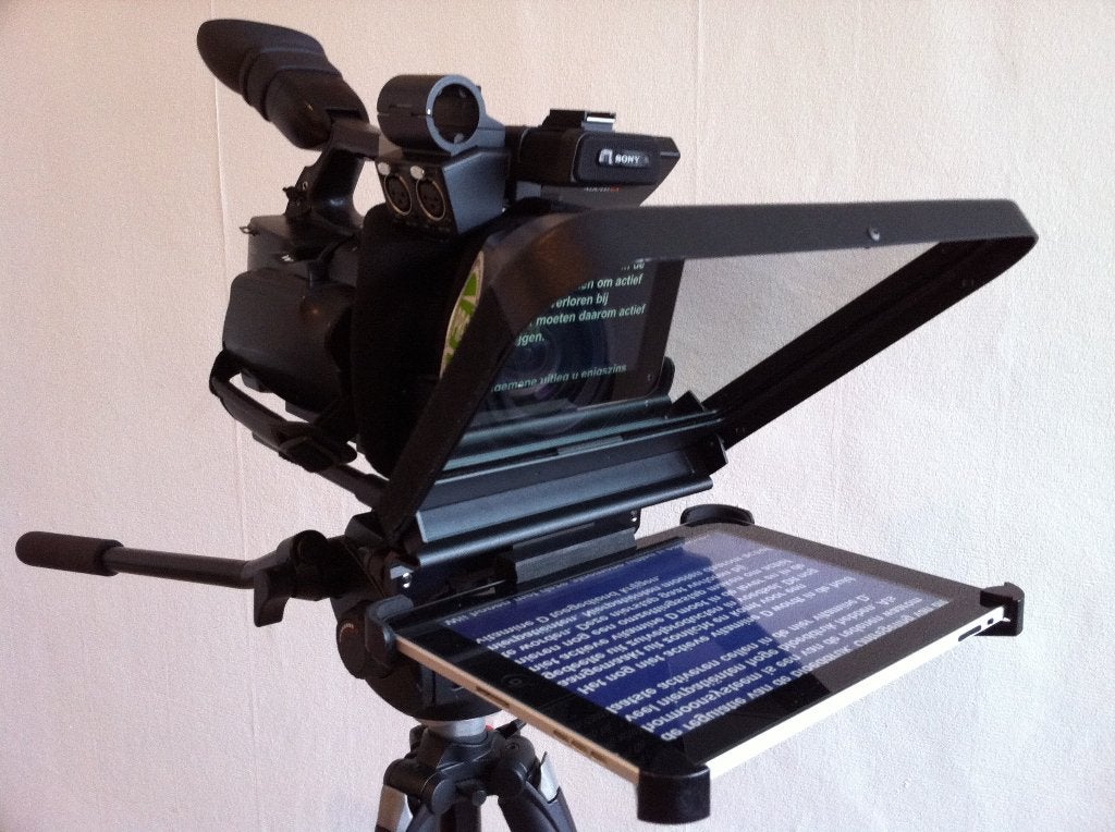 Autocue voor video opnamen, Ophalen of Verzenden, Zo goed als nieuw, Video
