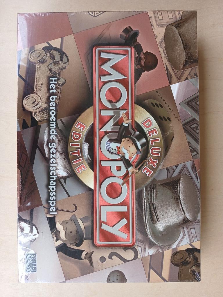 Monopoly deluxe bordspel editie 2003 in gesealde verpakking, Hobby en Vrije tijd, Gezelschapsspellen | Bordspellen, Ophalen of Verzenden