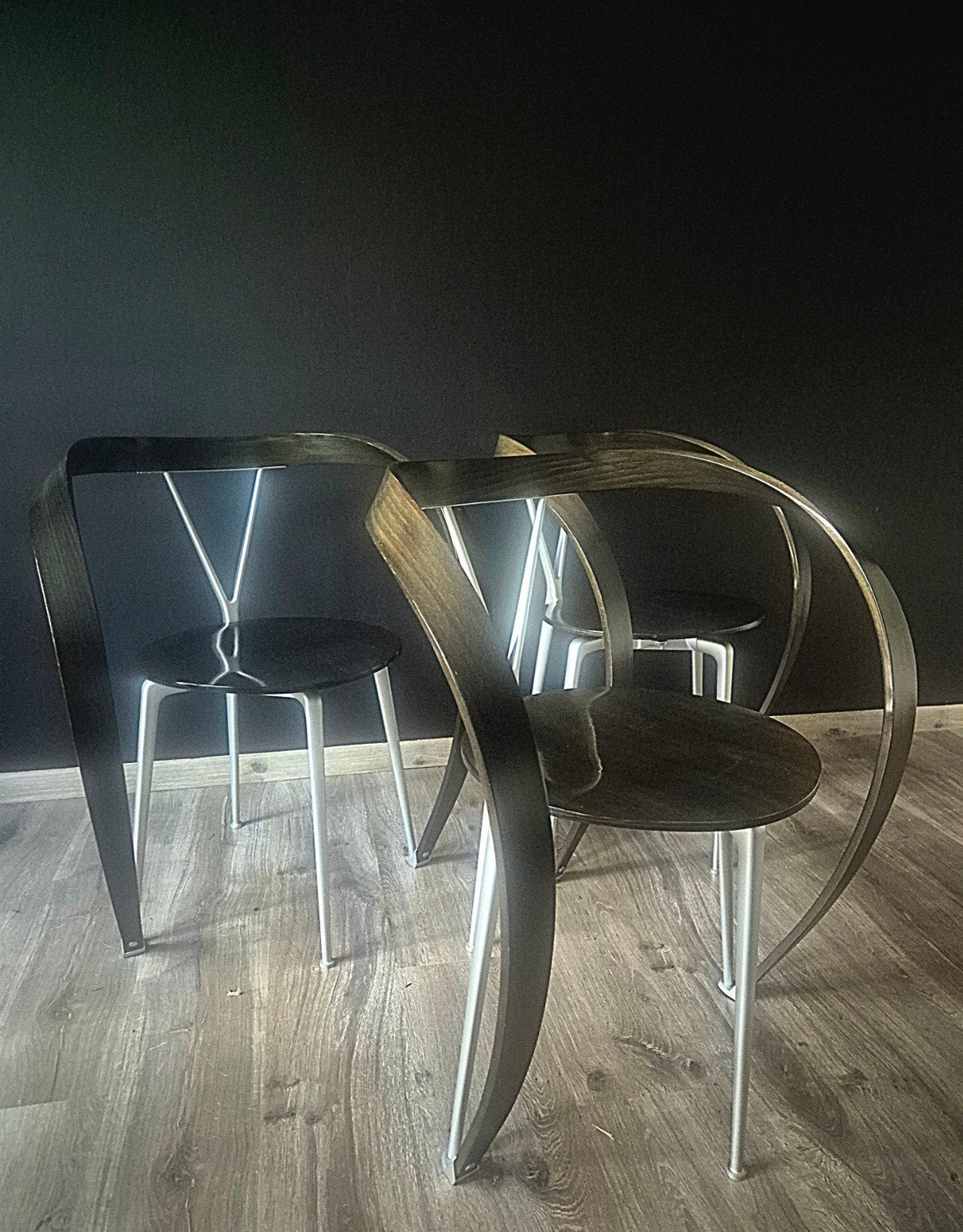 5 Cassina revers stoelen, Huis en Inrichting, Stoelen, Ophalen, Zwart, Design, Modern, Zo goed als nieuw