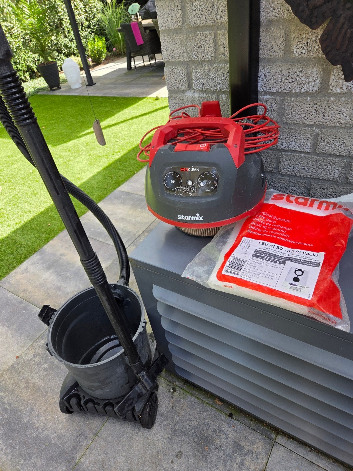 Starmix UClean Industriële Stofzuiger met Zakken, Stofzak, Gebruikt, Ophalen of Verzenden, Industriële stofzuiger