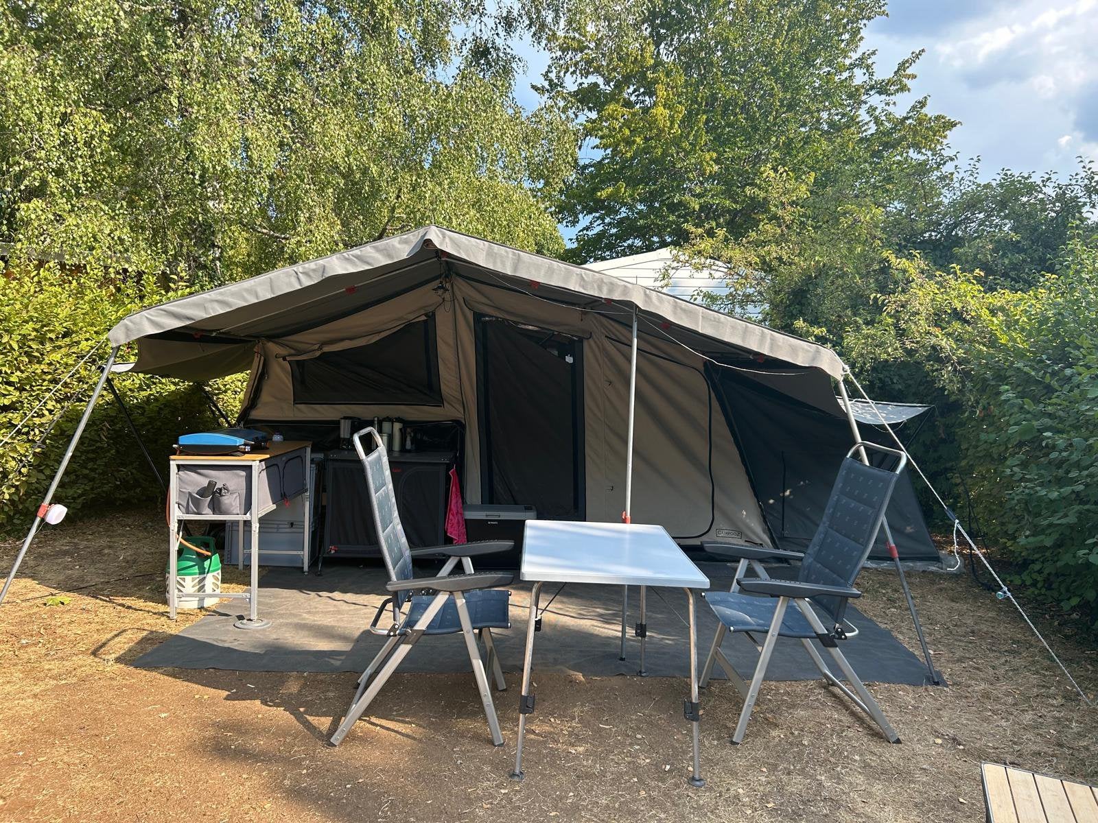 Campooz Lazy Jack (2018), Caravans en Kamperen, Ophalen, Antraciet, Aanwezig, Campooz