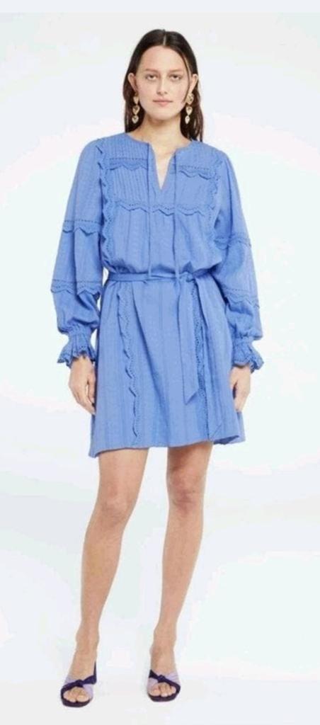 Fabienne Chapot Jeanine jurk maat 38 *nieuw *, Maat 38/40 (M), Blauw, Nieuw, Ophalen of Verzenden