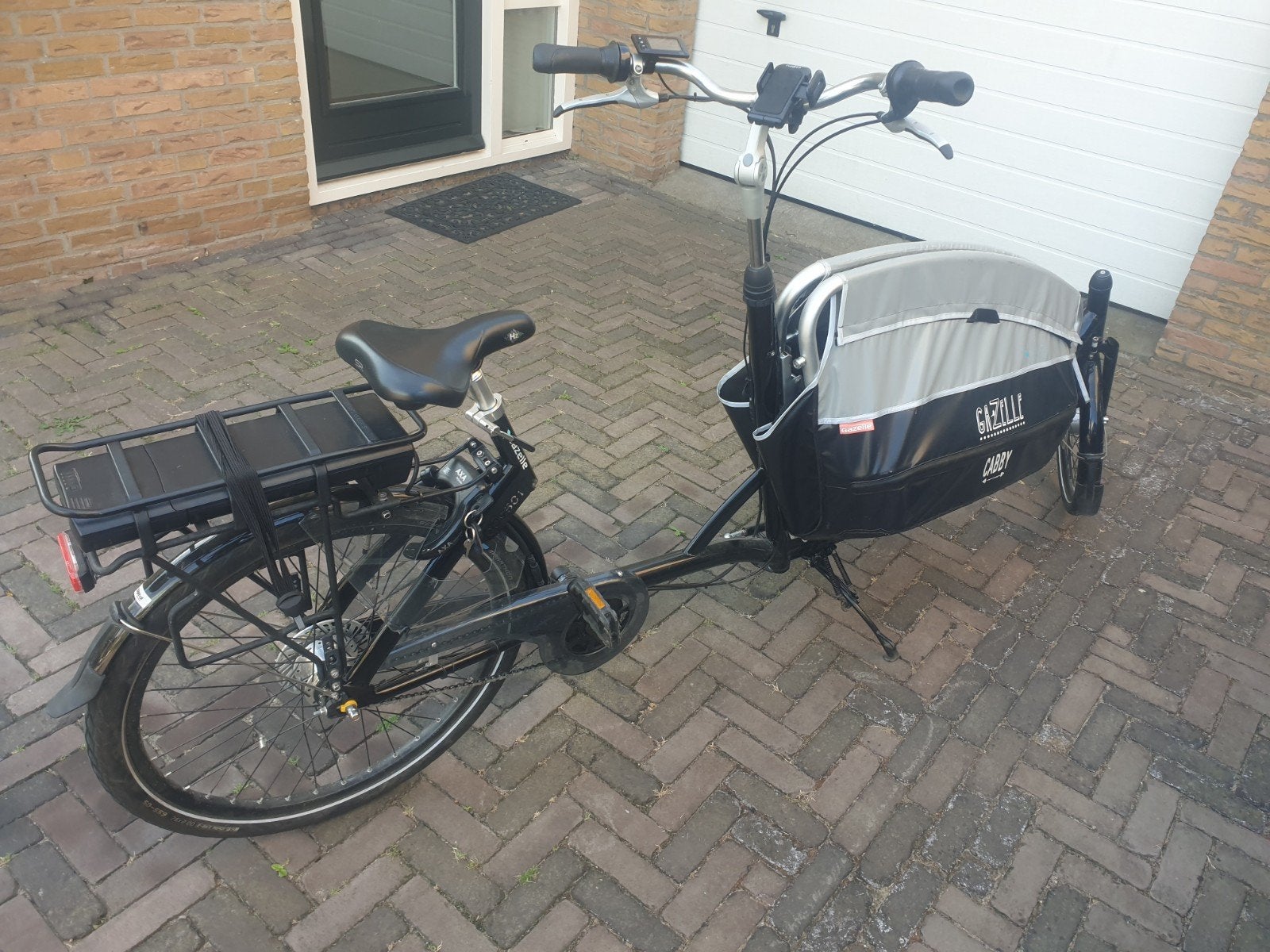 Bakfiets Gazelle cabby, Ophalen, Gebruikt, Gazelle
