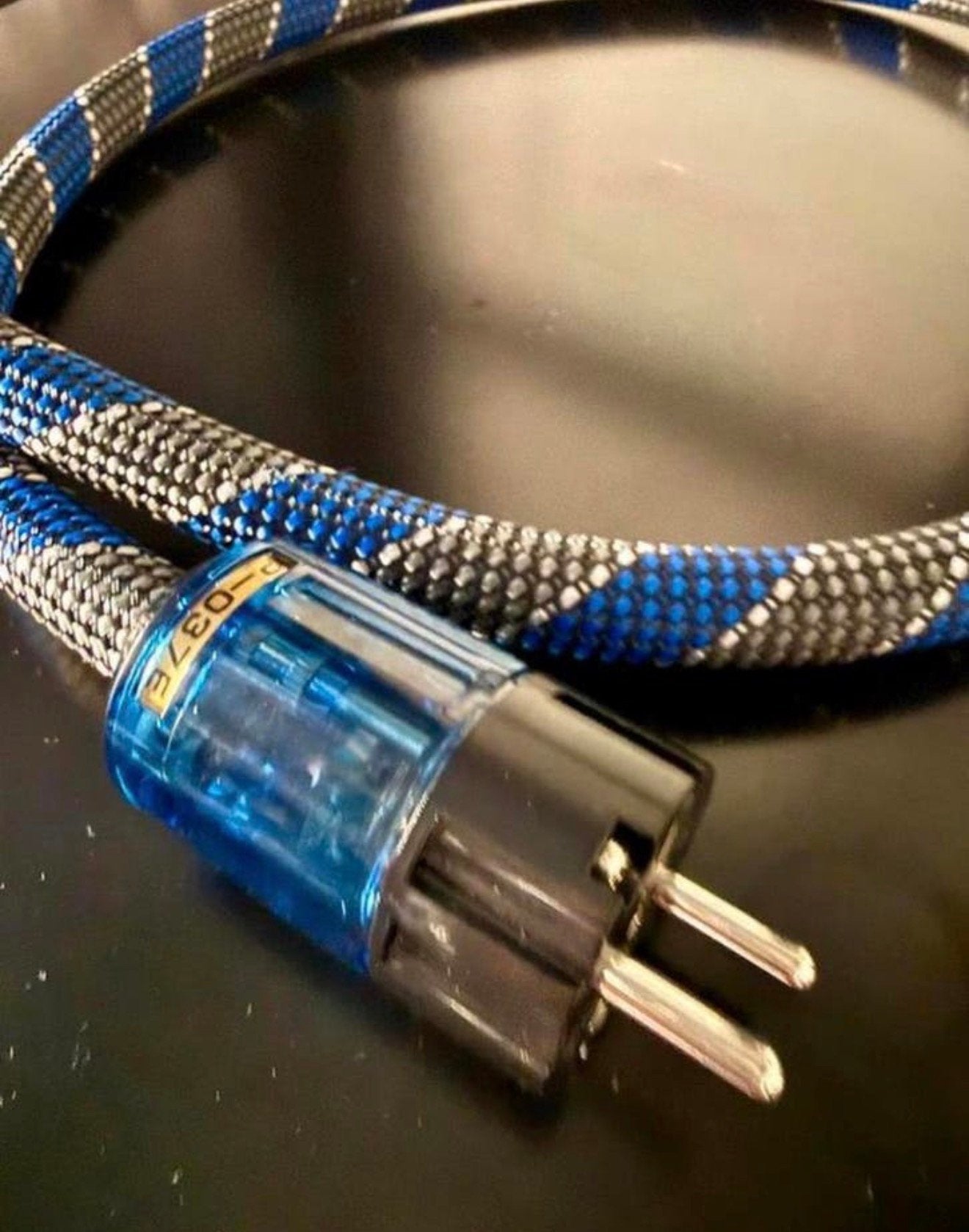Netkabel Audio 1 meter HQ, Ophalen of Verzenden, Zo goed als nieuw, Minder dan 2 meter, Overige kabels