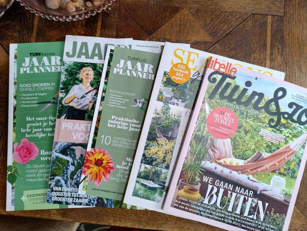 Vijf Specials Tuinbladen, Boeken, Tijdschriften en Kranten, Ophalen of Verzenden, Zo goed als nieuw, Damesbladen