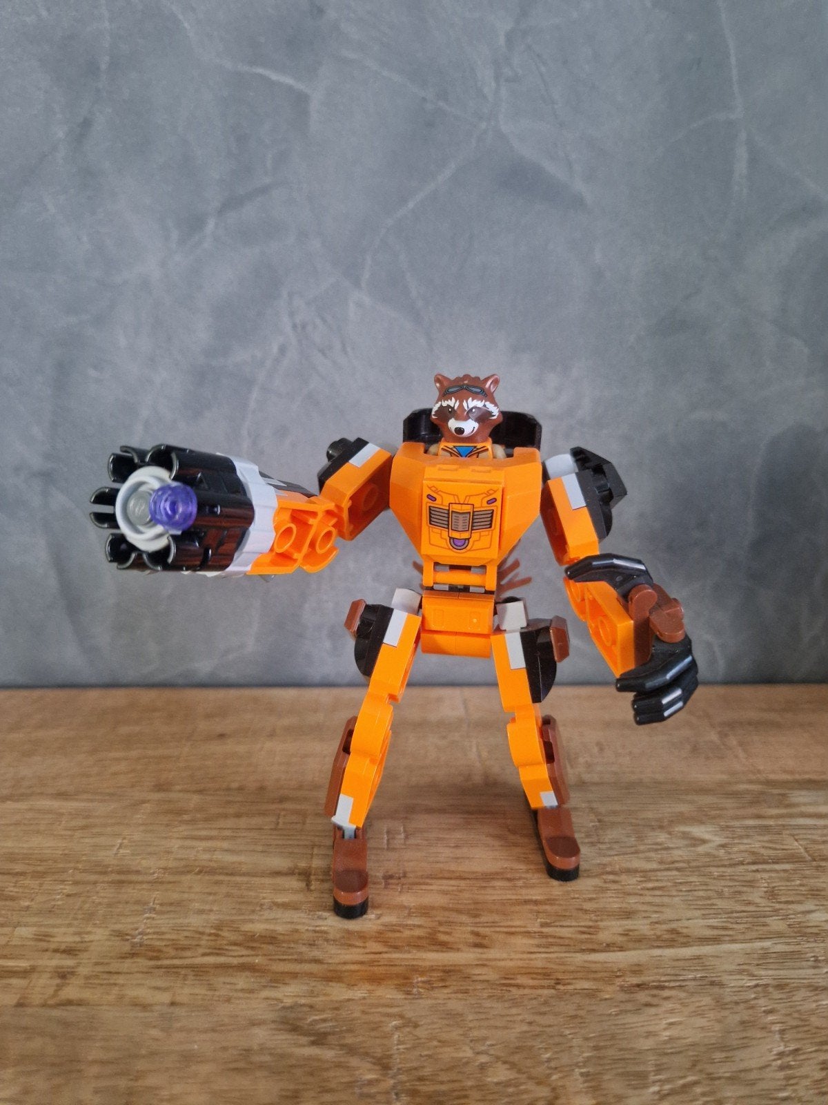 Lego Marvel Rocket mechapantser, Verzamelen, Transformers, Overige generaties, Ophalen of Verzenden, Zo goed als nieuw, Overige rassen