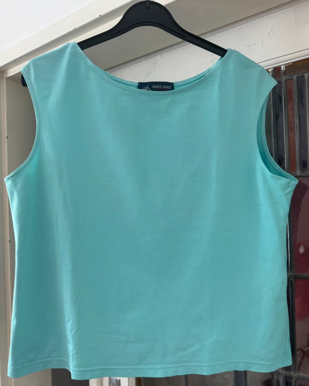 Saint James prachtige top fr 48 ned 46 valt klein, Kleding | Dames, Blauw, Maat 46/48 (XL) of groter, Ophalen of Verzenden, Zo goed als nieuw