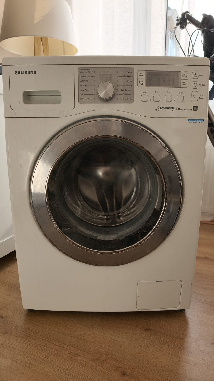Wasmachine, Witgoed en Apparatuur, Wasmachines, Ophalen, 1200 tot 1600 toeren, 85 tot 90 cm