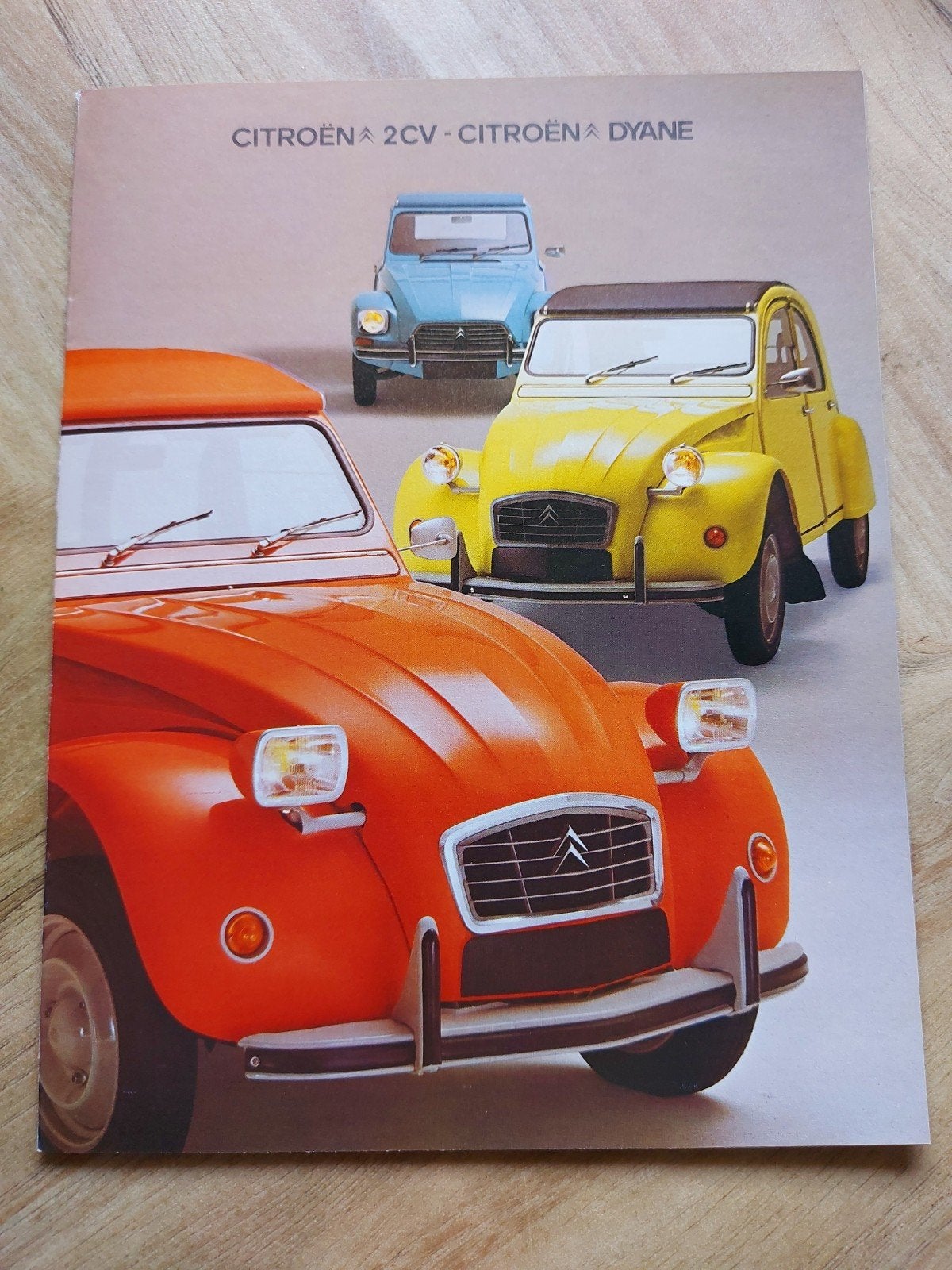 keurige 1975 Citroën 2CV eend & Dyane folder, Ophalen of Verzenden, Zo goed als nieuw, Citroën