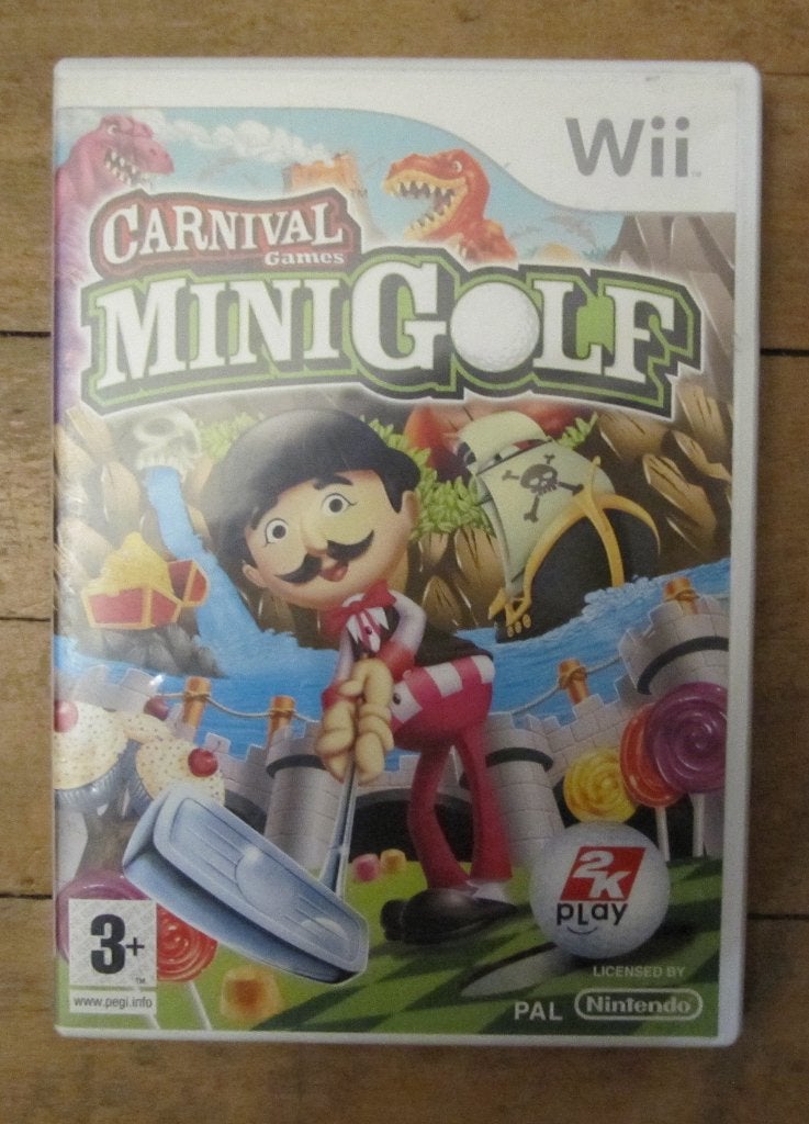Nintendo Wii Carnival Games Mini golf, 1 speler, Ophalen of Verzenden, Zo goed als nieuw, Vanaf 3 jaar