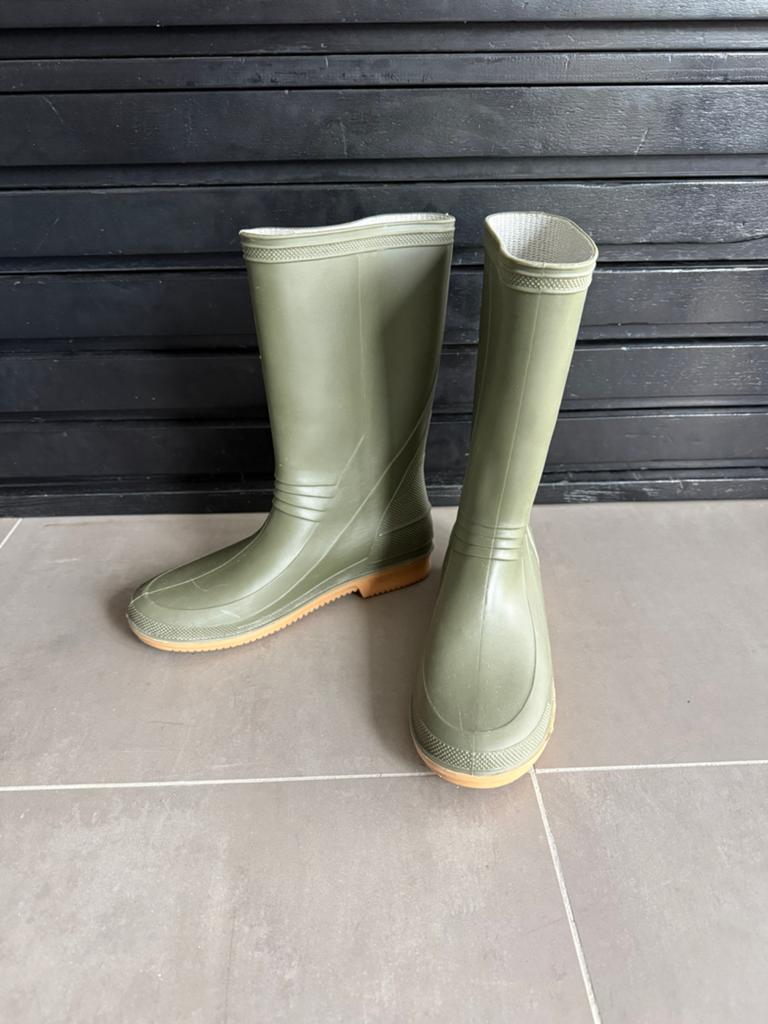 Regenlaarzen maat 39, Kleding | Dames, Schoenen, Ophalen of Verzenden, Groen, Regenlaarzen, Zo goed als nieuw