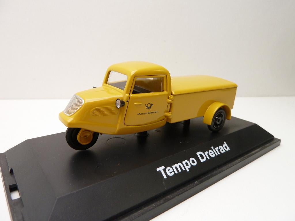 Tempo Dreirad  '' Deutsche Post ''  Schuco, Hobby en Vrije tijd, Modelauto's | 1:43, Verzenden, Zo goed als nieuw, Auto, Schuco