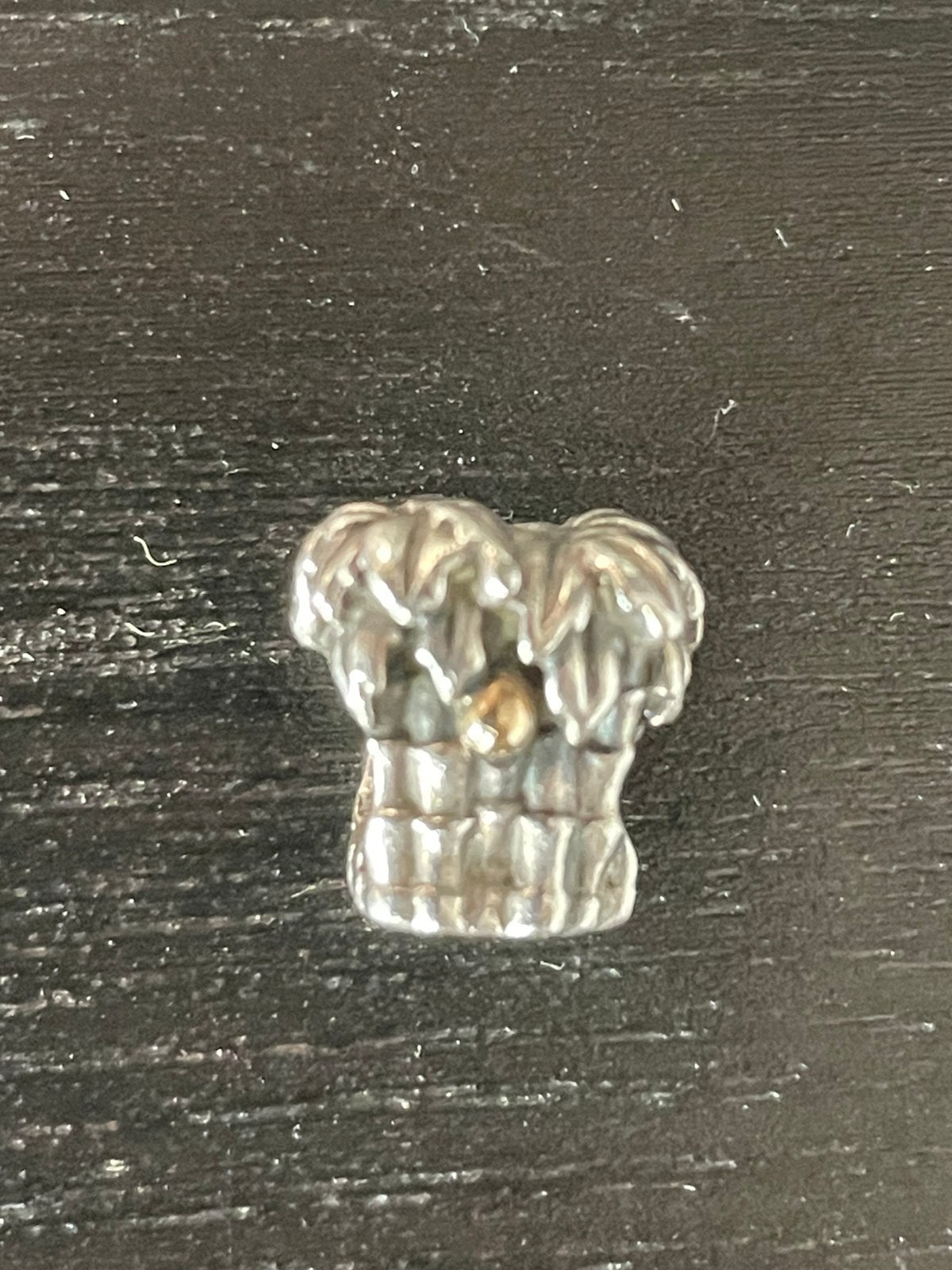 Pandora bedel palmbomen en 3 gouden kokosnoten, Ophalen of Verzenden, Zo goed als nieuw, Goud, Pandora