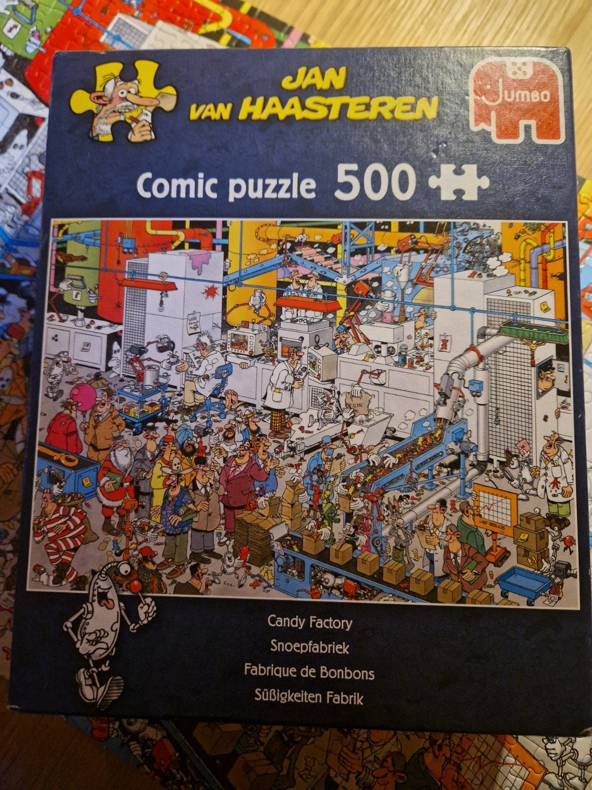 van haasteren 500 snoepfabriek, Ophalen, 500 t/m 1500 stukjes, Zo goed als nieuw, Legpuzzel