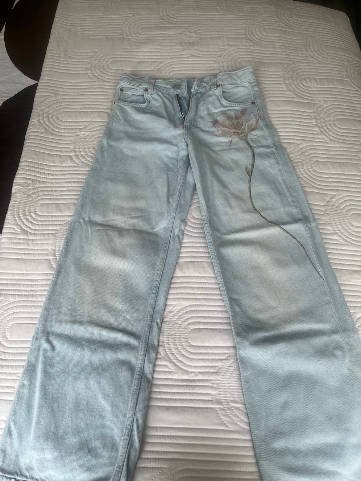 Meisjes spijkerbroek, Ophalen of Verzenden, Zo goed als nieuw, Meisje, Broek