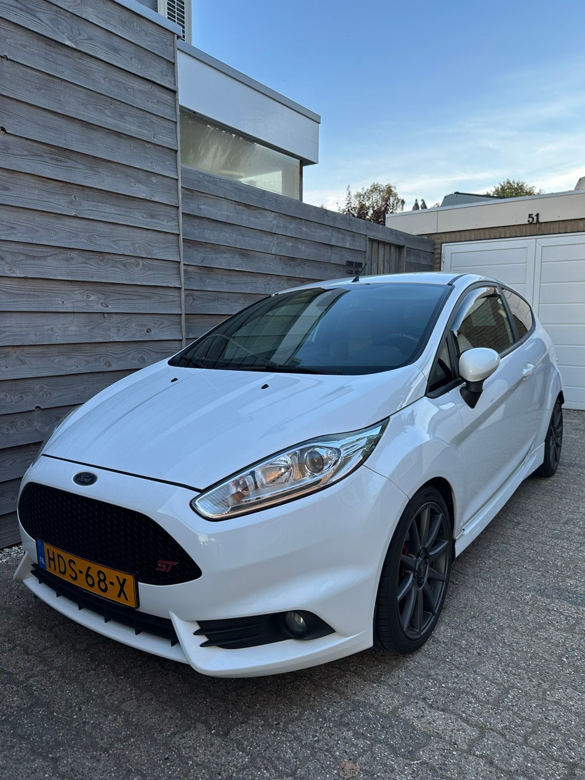 Ford Fiësta ST 1.6 Ecoboost2015 Wit, Auto's, Ford, Voorwielaandrijving, 1596 cc, 1063 kg, 4 cilinders