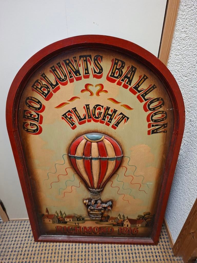 3D Flight balloon cafebord, Ophalen, Zo goed als nieuw